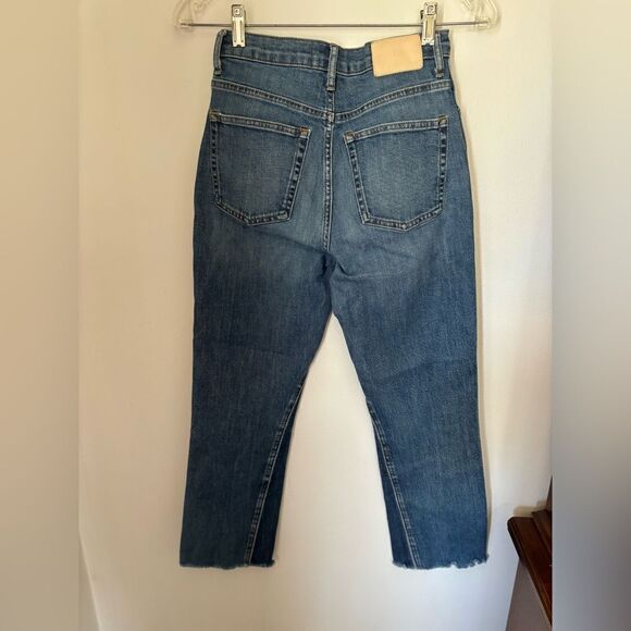 Everlane the Cheeky bootcut Jean size 26 crop 98% cotton - Picture 10 of 10